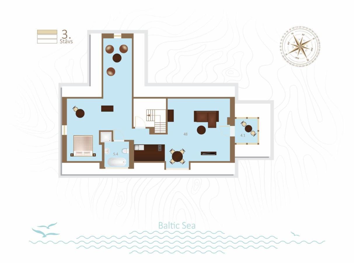 Villa Gaida Saulkrasti Exterior foto